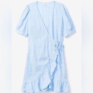 Blue Wrap Around Dress
